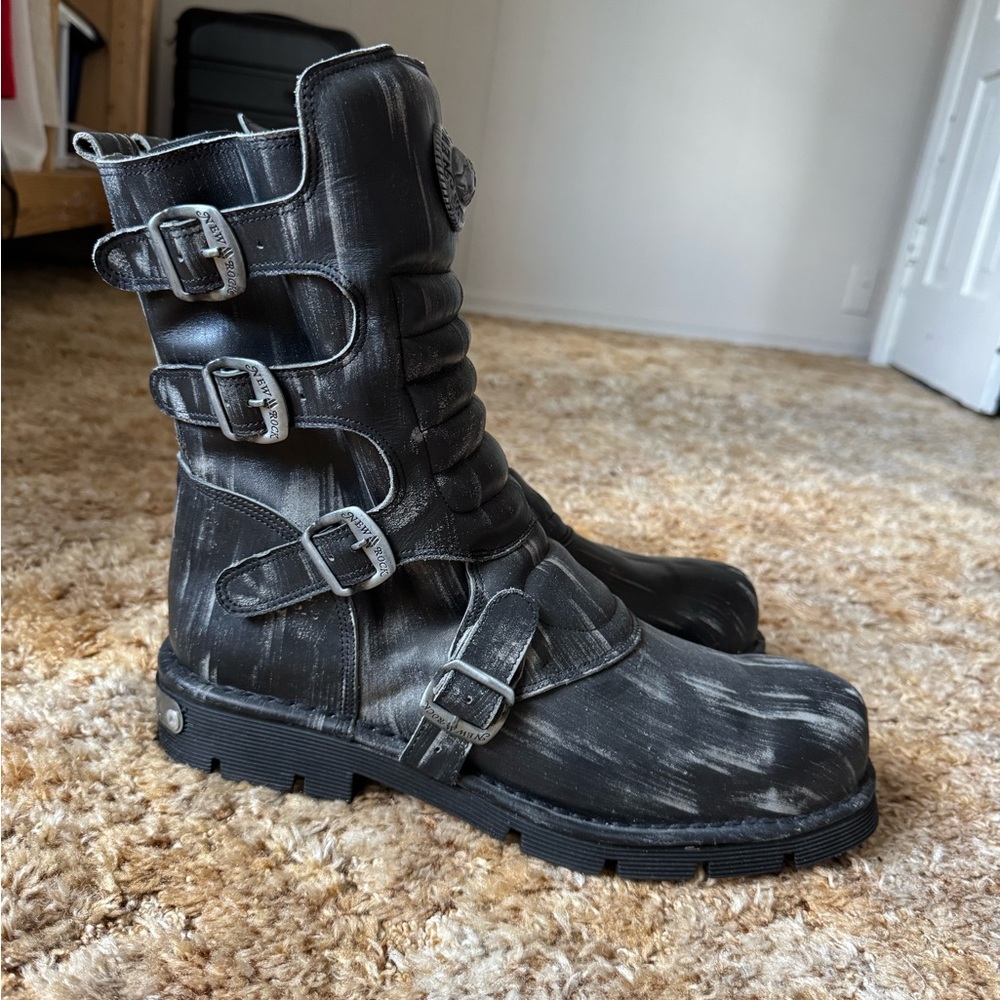 New Rock Combat Boots (European)